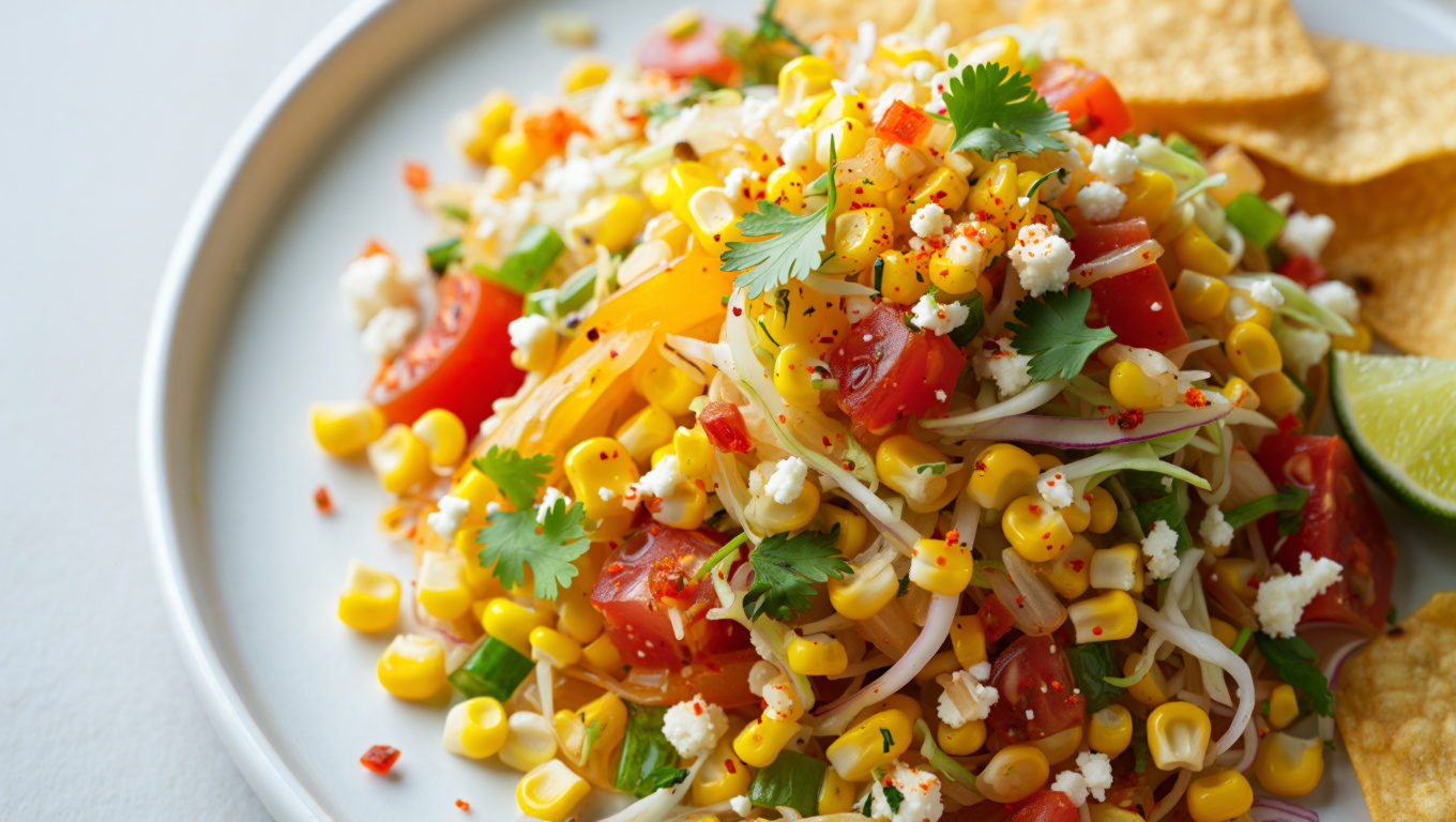 Spicy Street Corn Salad