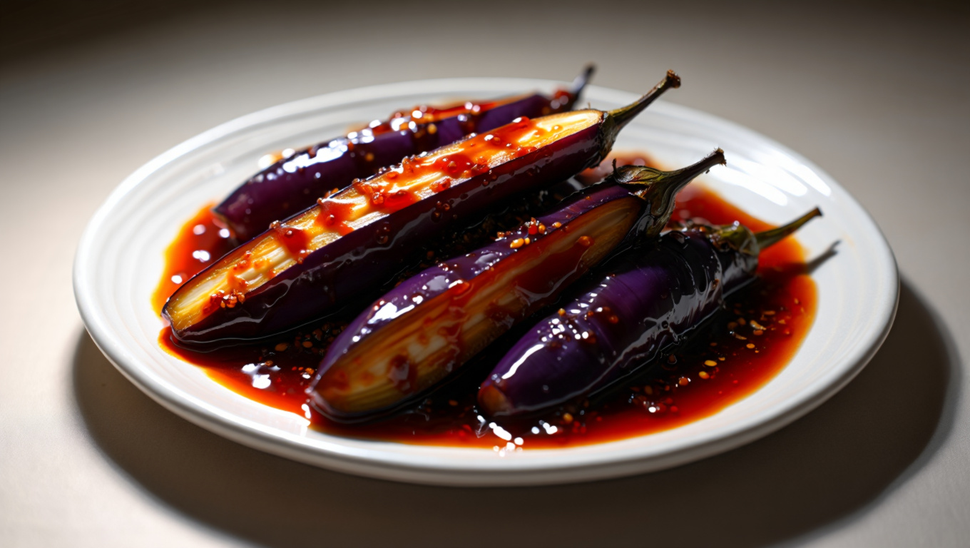 Spicy Sweet Chinese Eggplant
