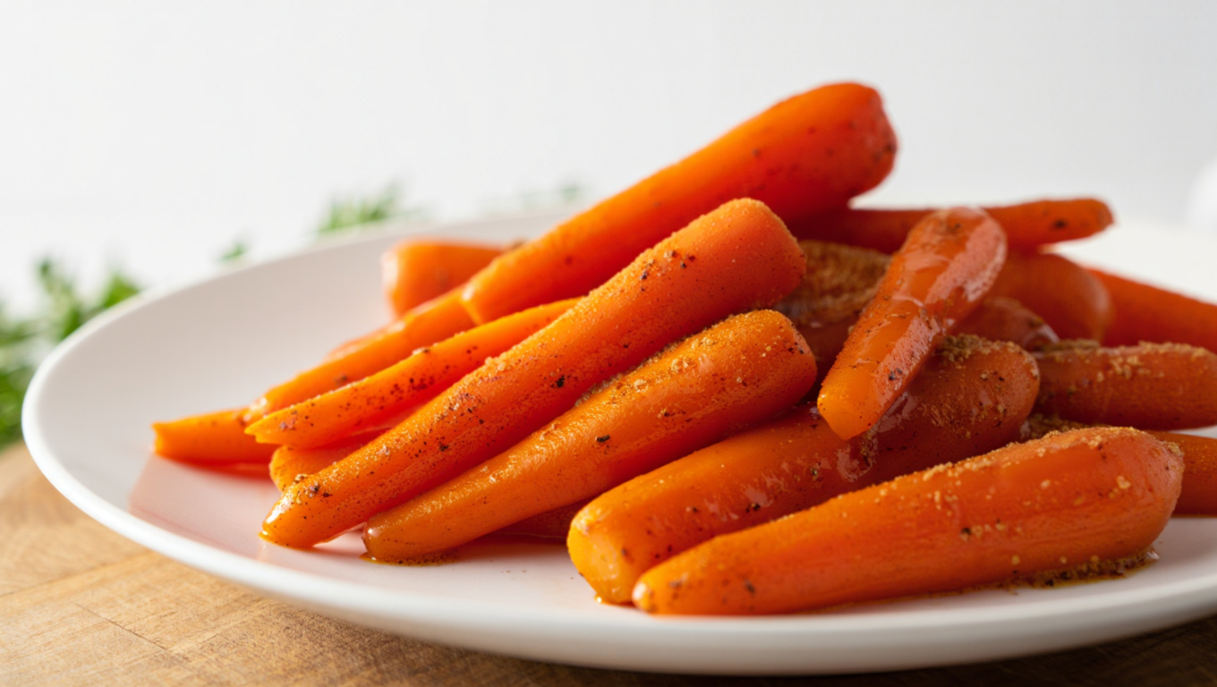 Spicy Sweet Glazed Carrots