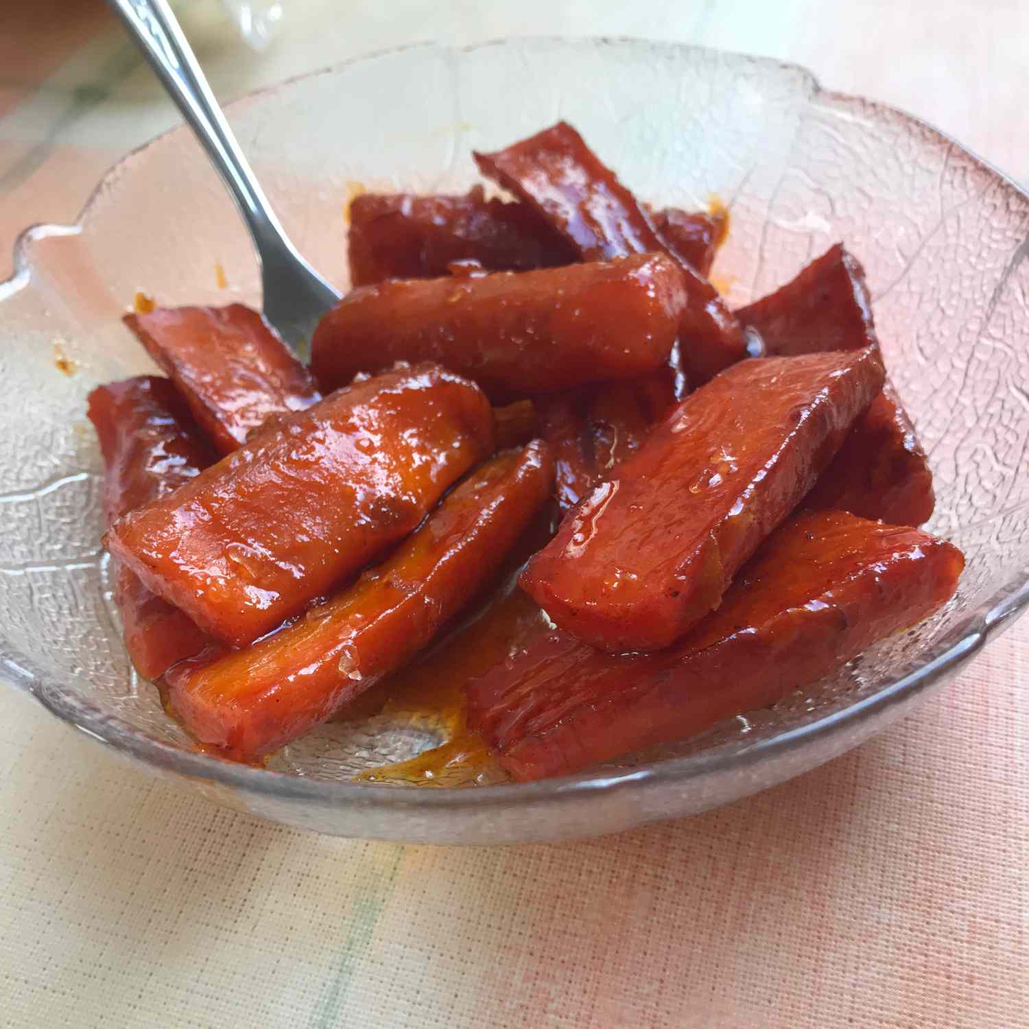 Spicy Sweet Glazed Carrots