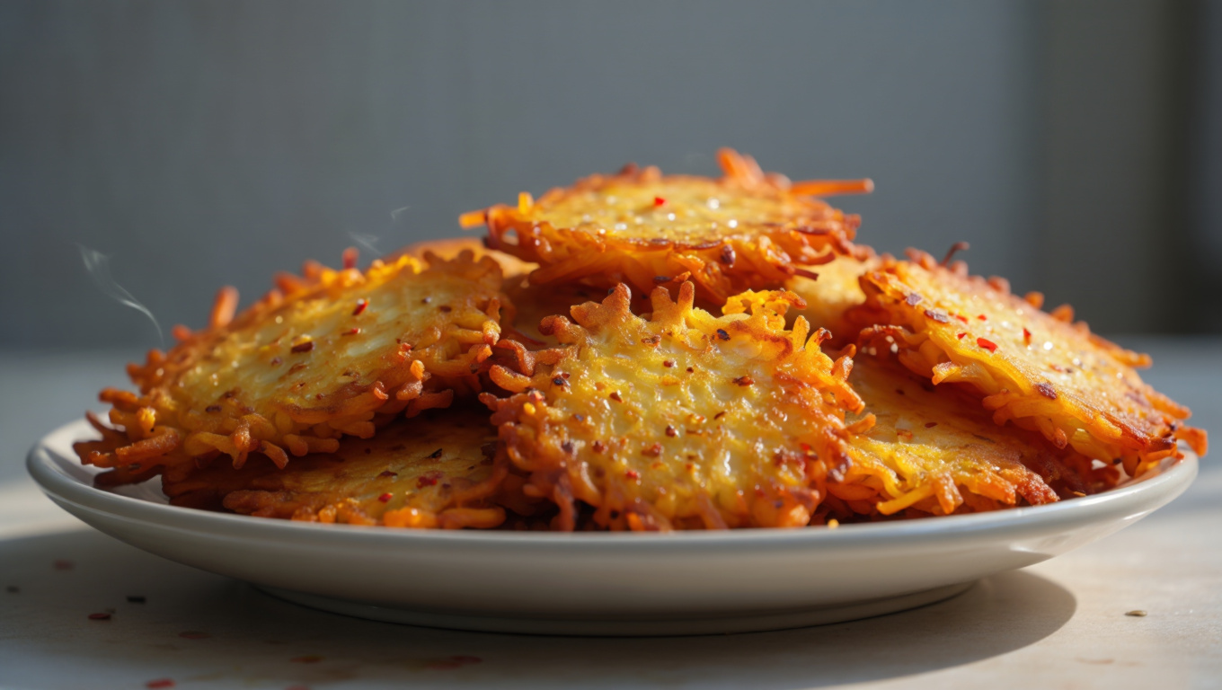 Spicy Sweet Potato Latkes