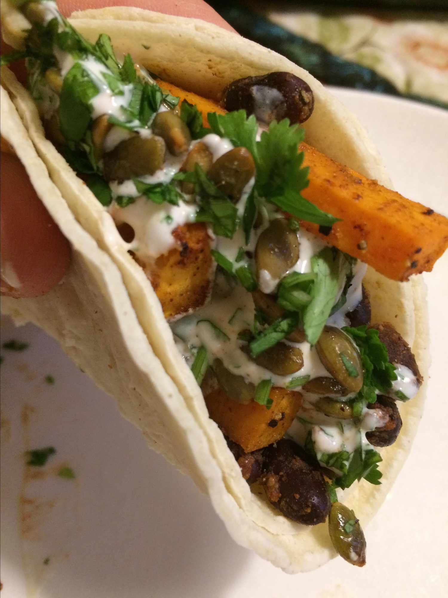 Spicy Sweet Potato Tacos