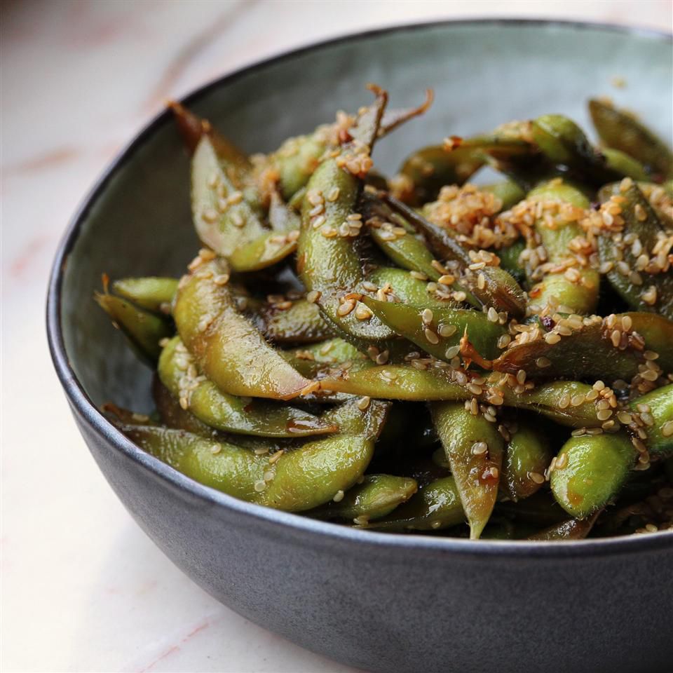 Spicy Szechuan Edamame
