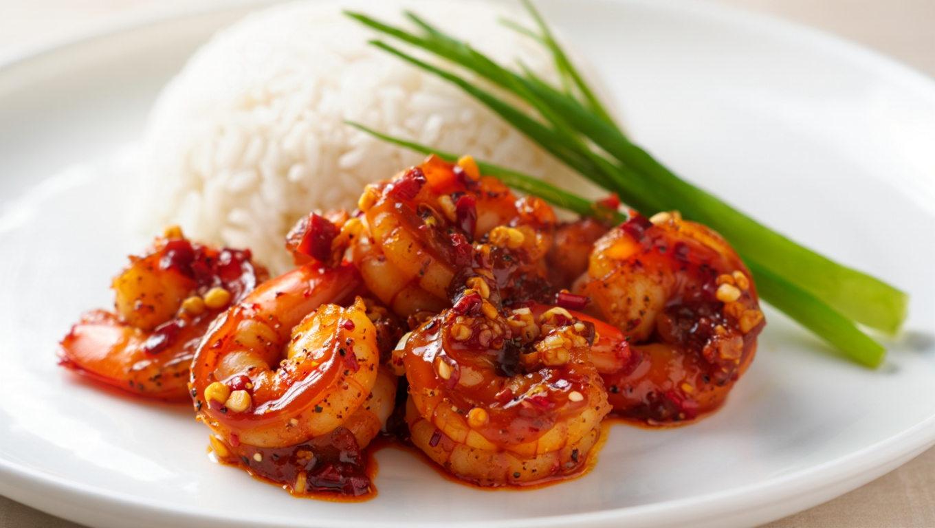 Spicy Szechwan Shrimp