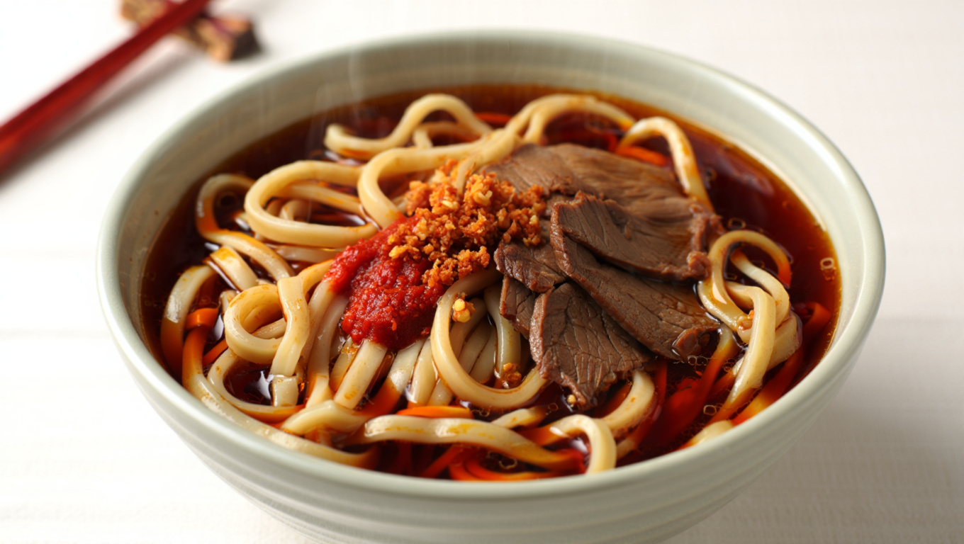 Spicy Taiwanese Beef Noodles