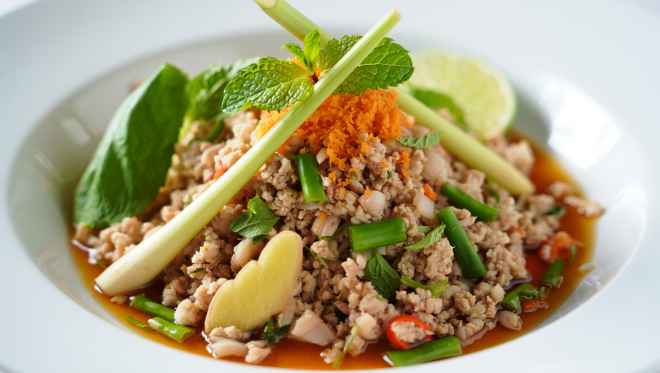 Spicy Thai Chicken Larb