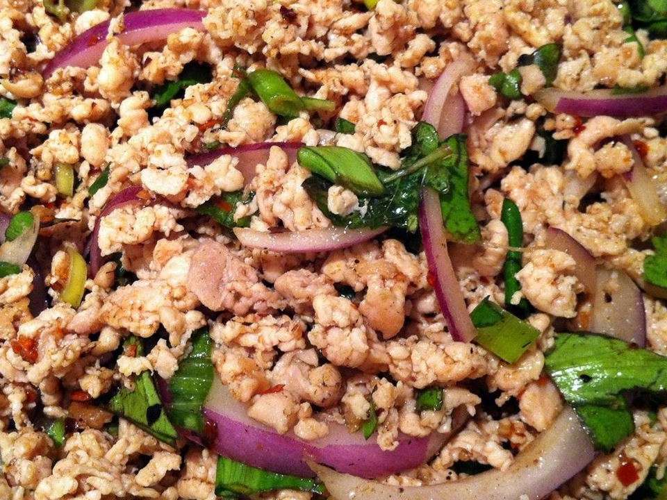 Spicy Thai Chicken Larb