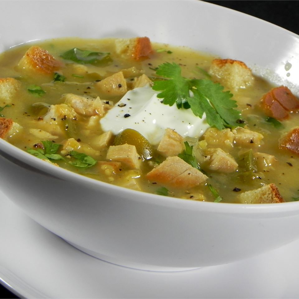 Spicy Tomatillo Chicken Soup