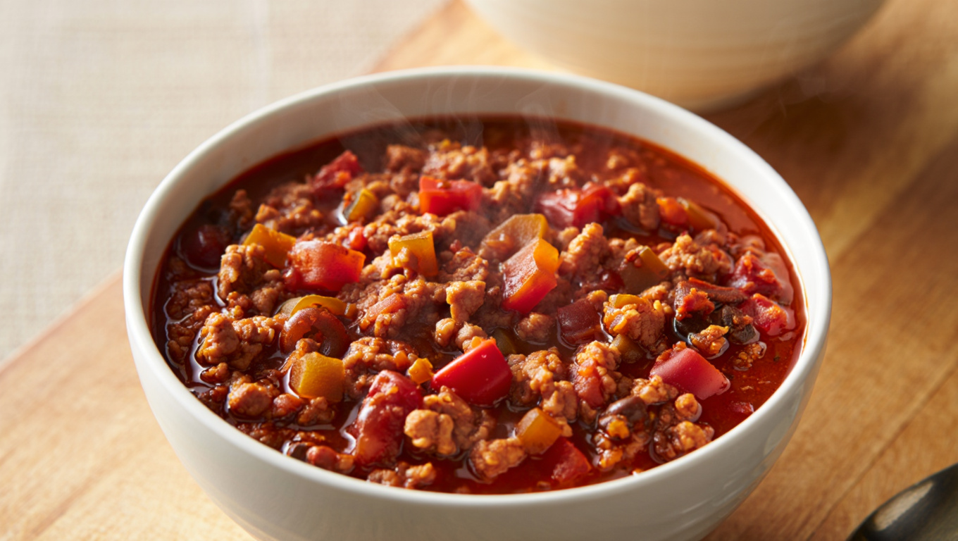 Spicy Turkey Beer Chili