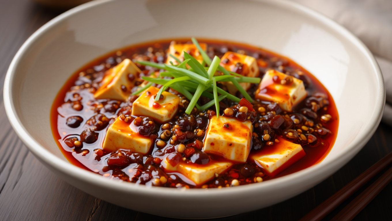 Spicy Vegan Mapo Tofu