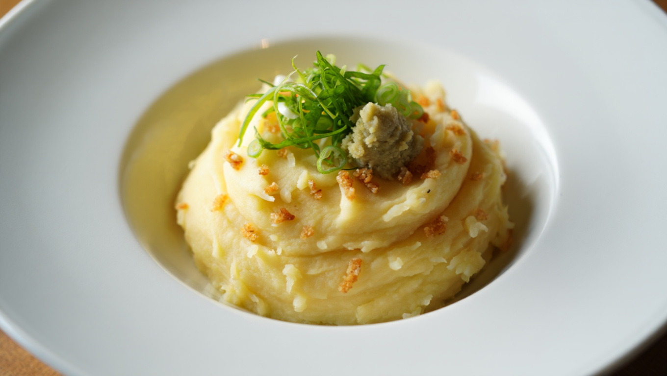 Spicy Wasabi Mashed Potatoes