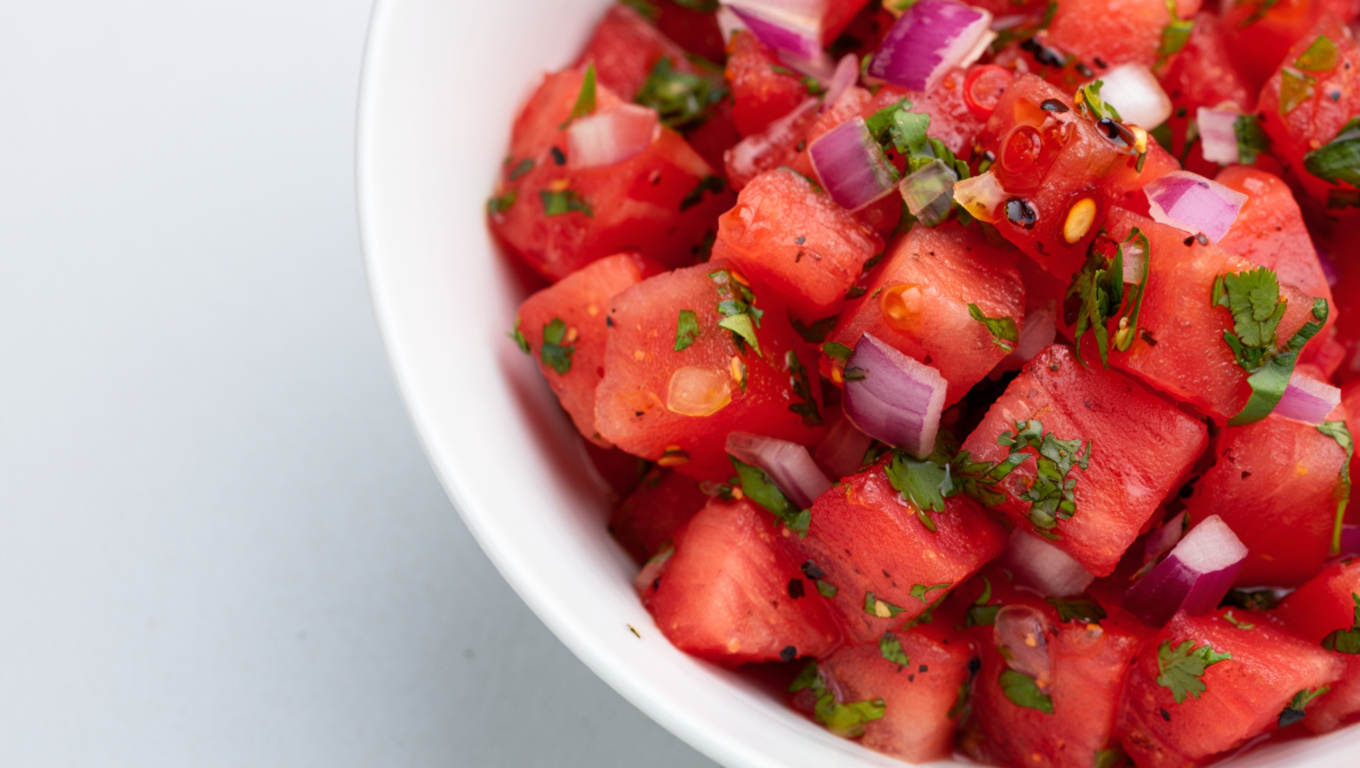 Spicy Watermelon Salsa