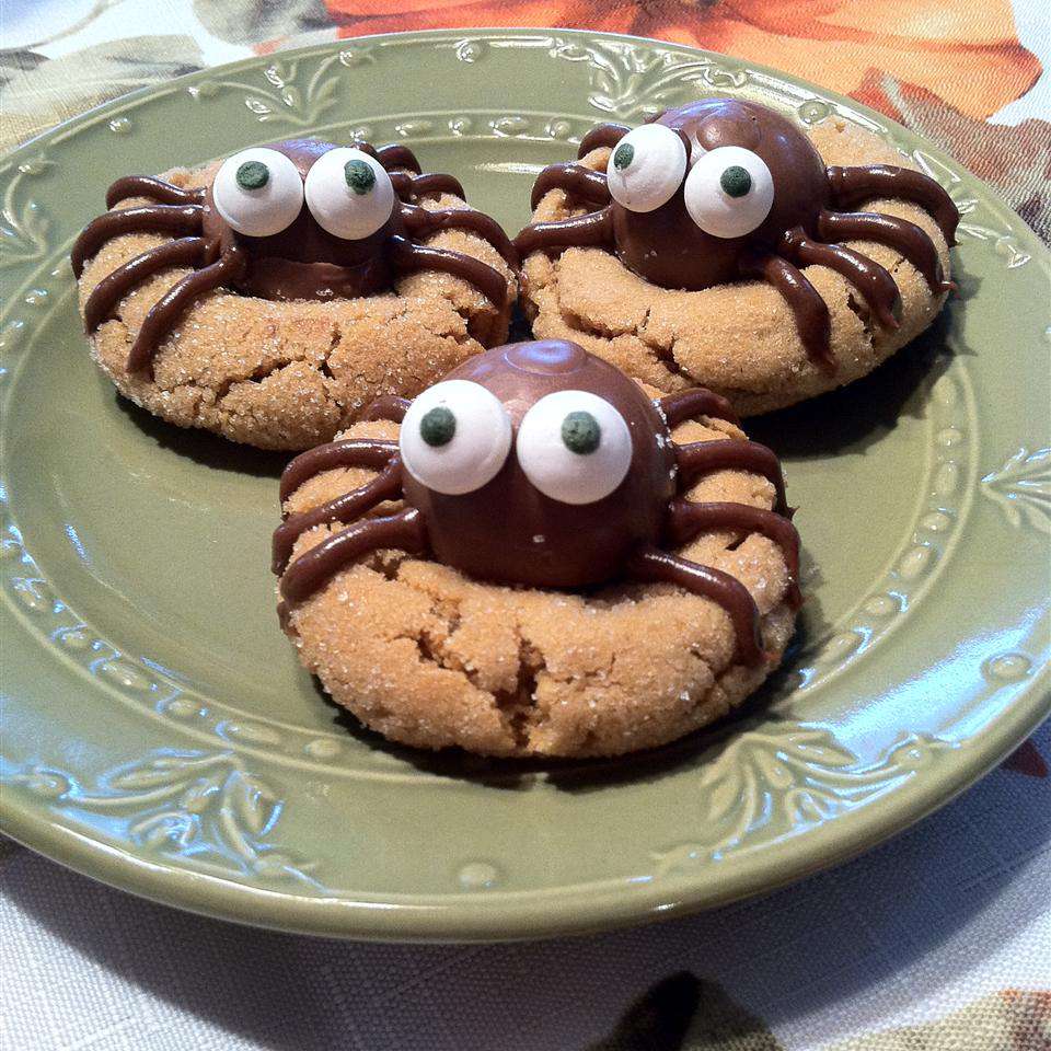 Spider Peanut Butter Cookies