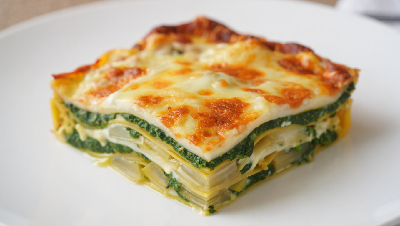 Spinach and Artichoke Lasagna