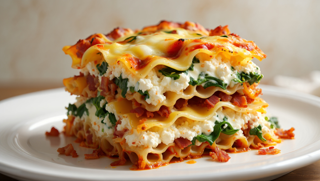 Spinach and Cheese Lasagna