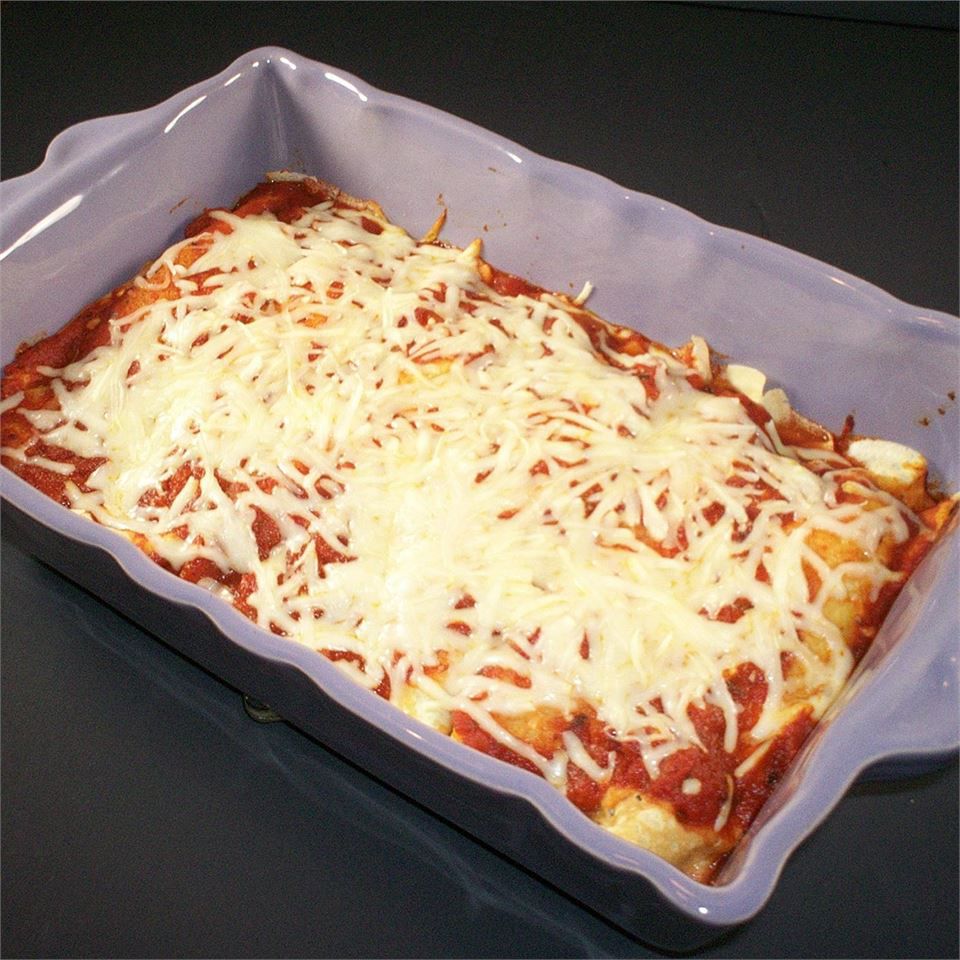Spinach and Cheese Manicotti