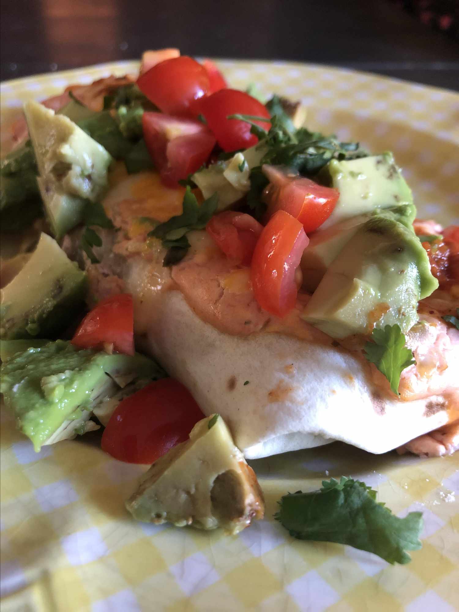 Spinach and Mushroom Enchiladas