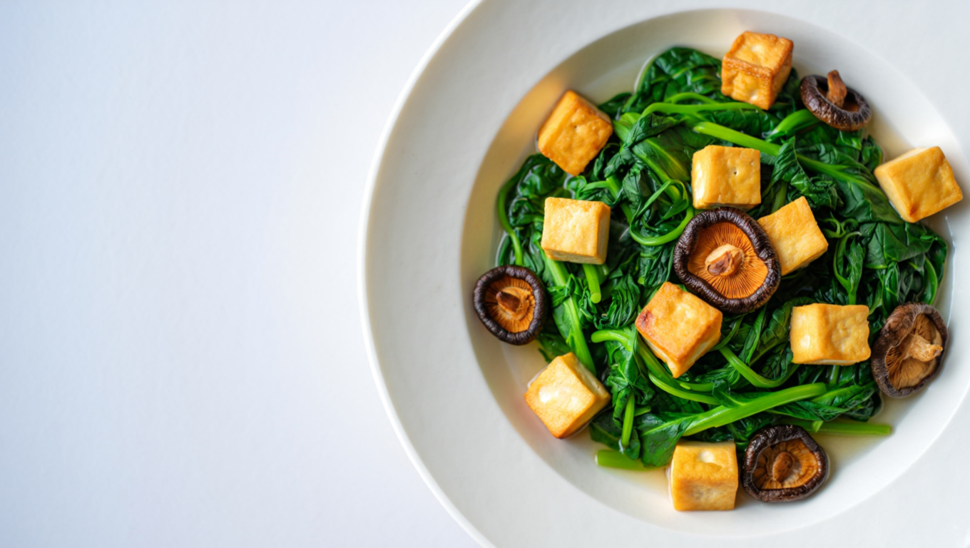 Spinach and Tofu Delight