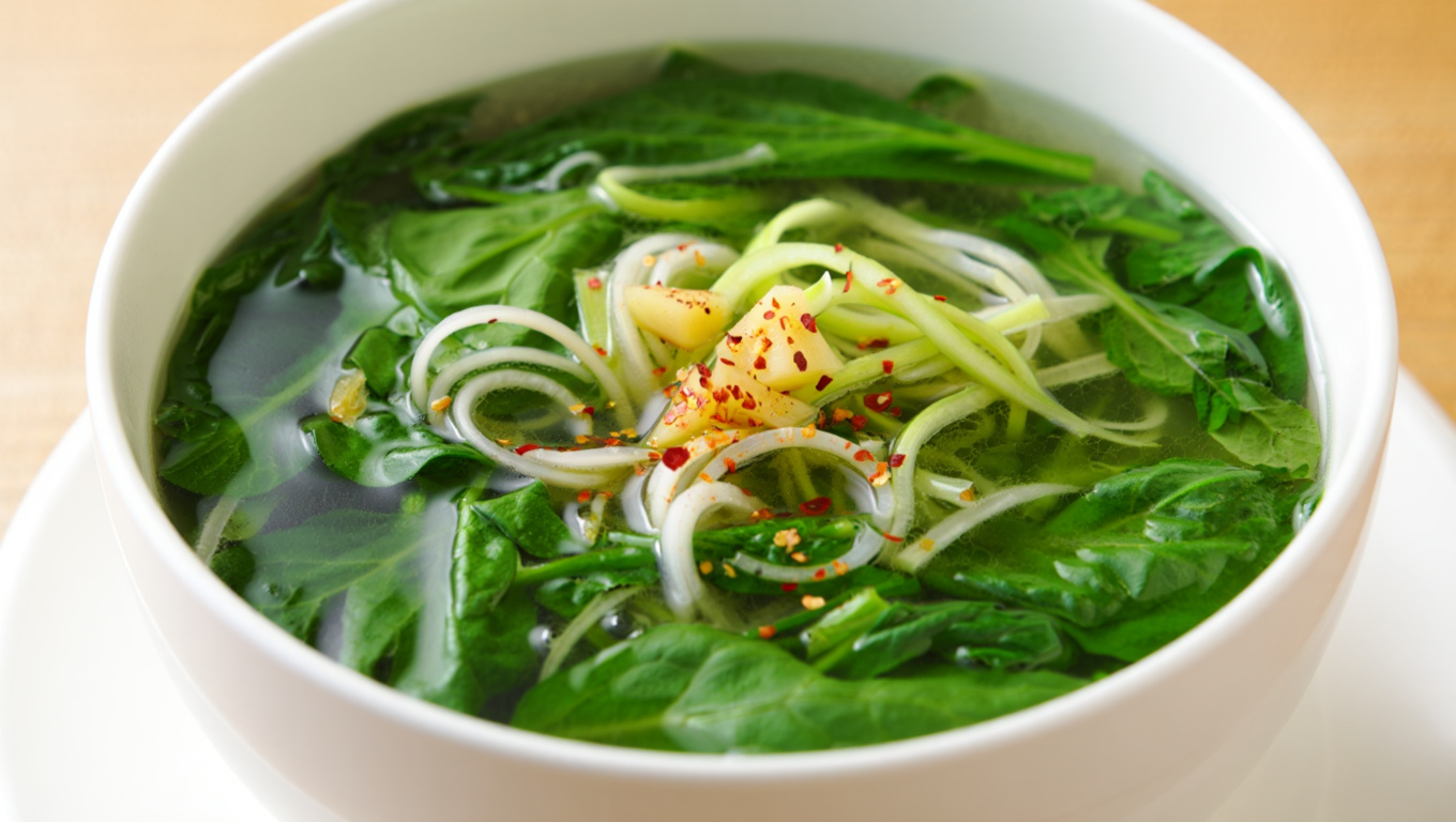 Spinach Garlic Soup