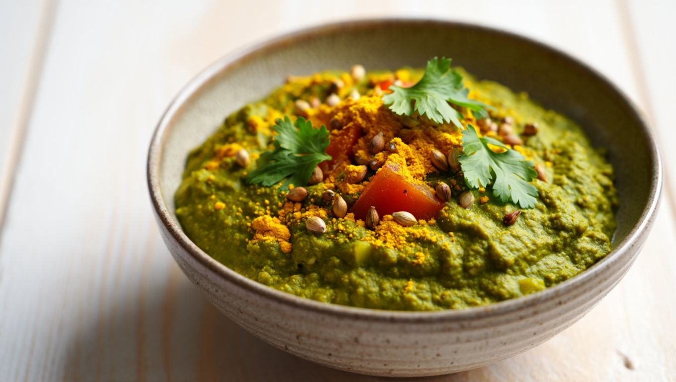 Spinach Mung Bean Dahl