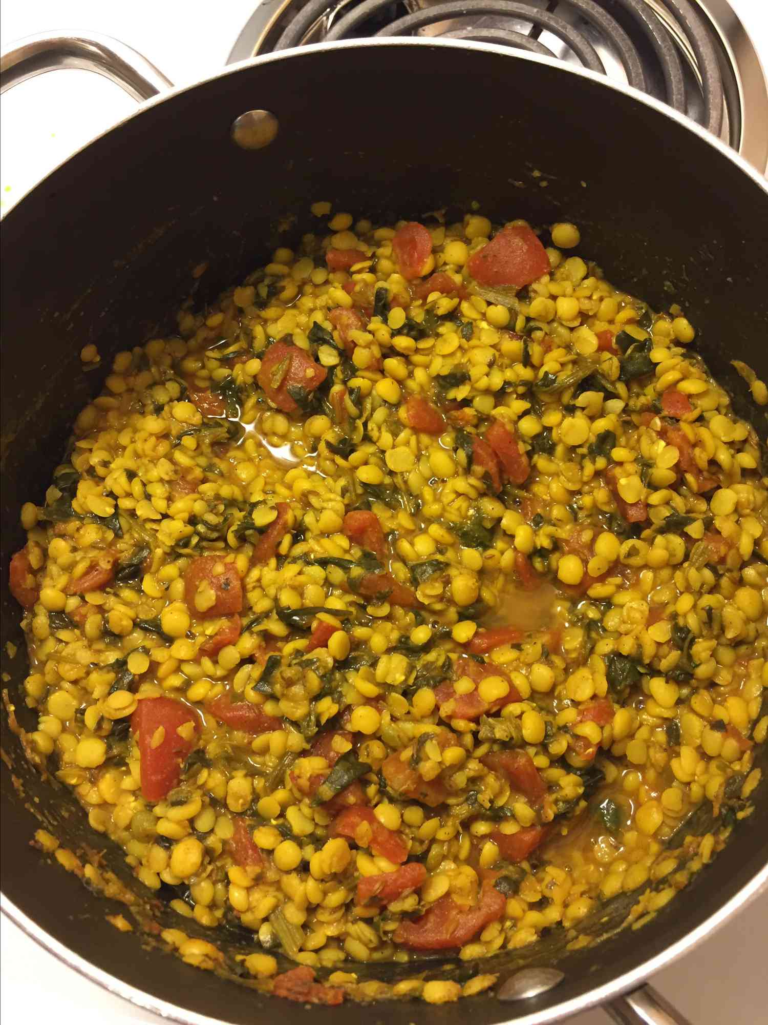 Spinach Mung Bean Dahl