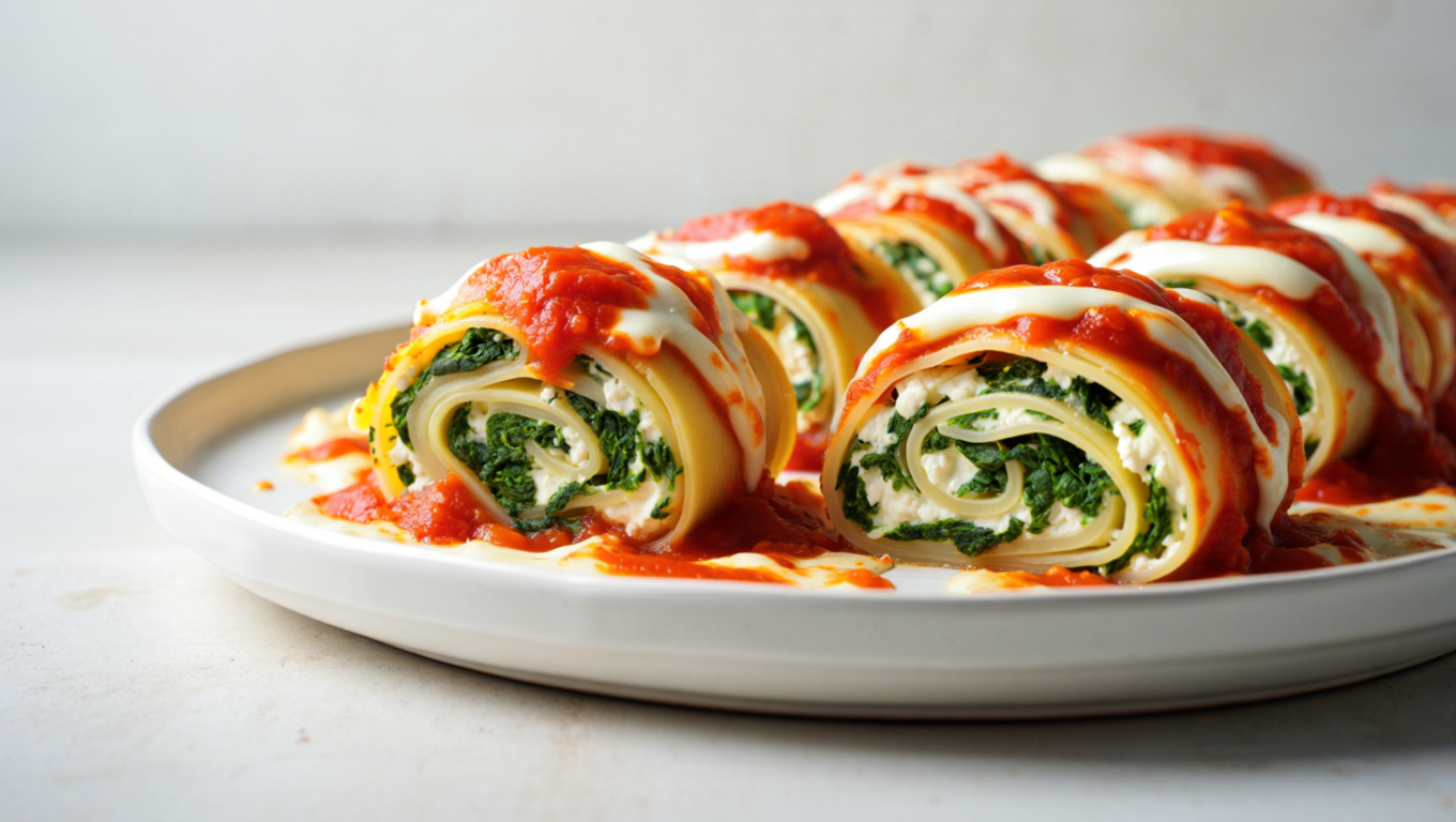 Spinach Ricotta Roll-Ups