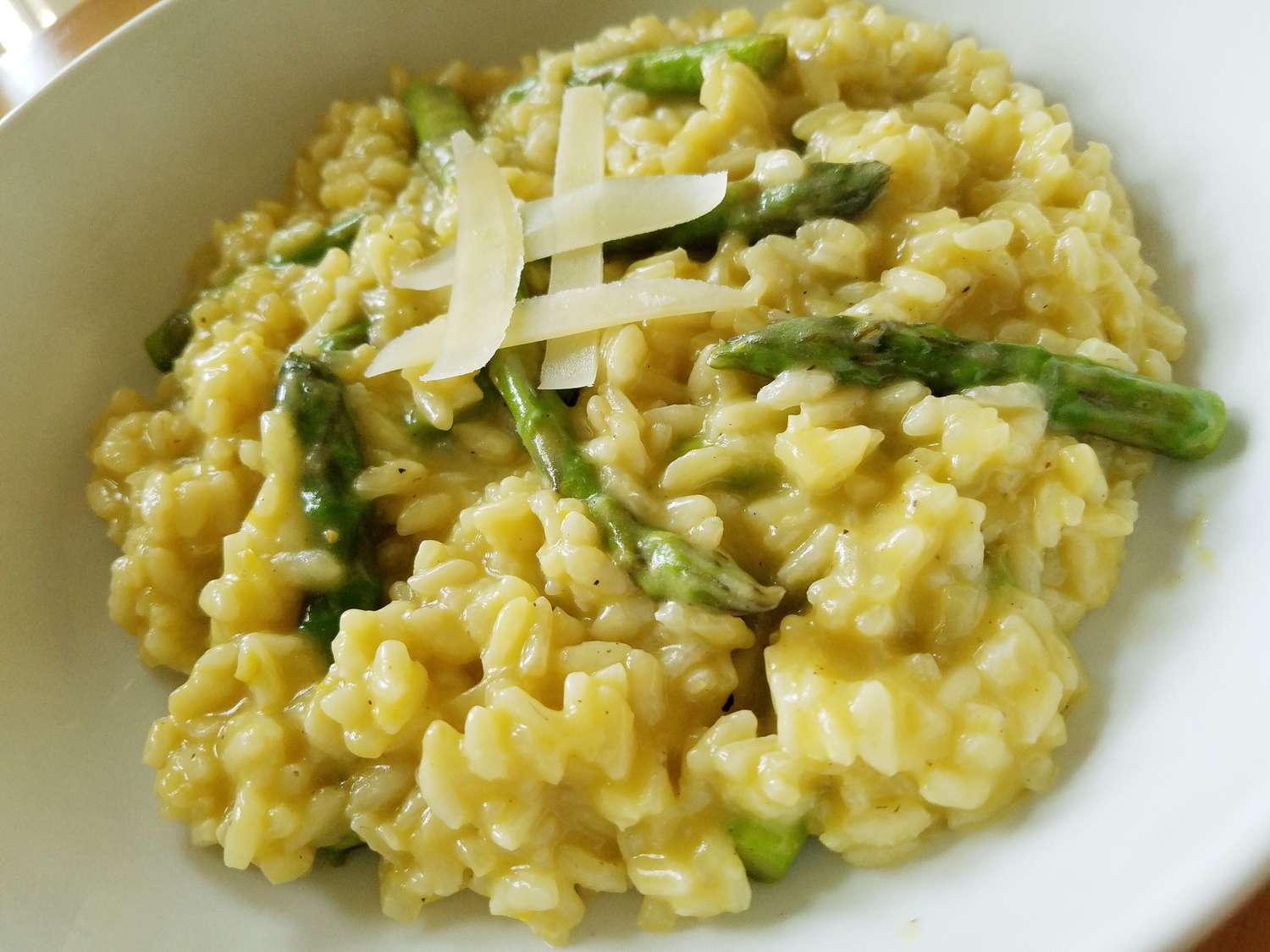 Spring Lemon Asparagus Risotto with Parmesan