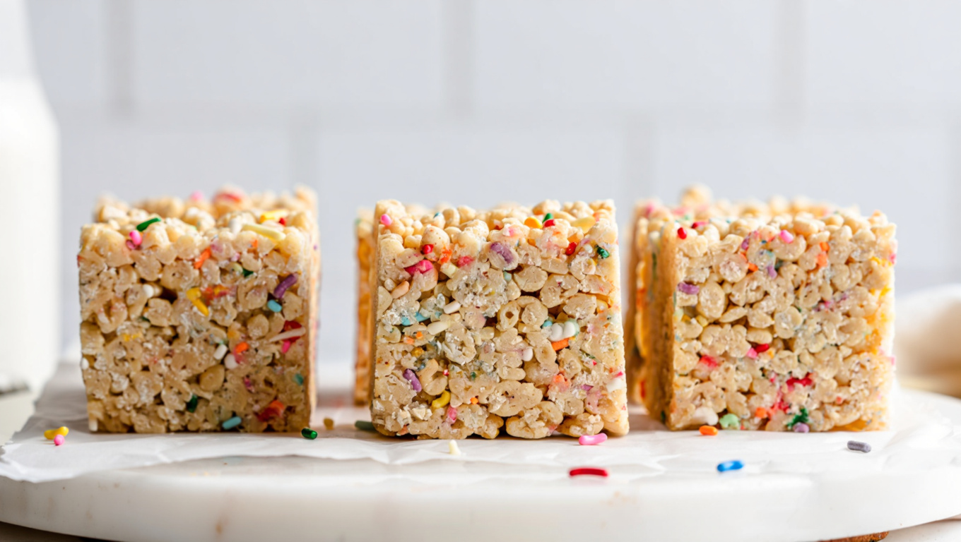 Sprinkle Rice Krispies Treats