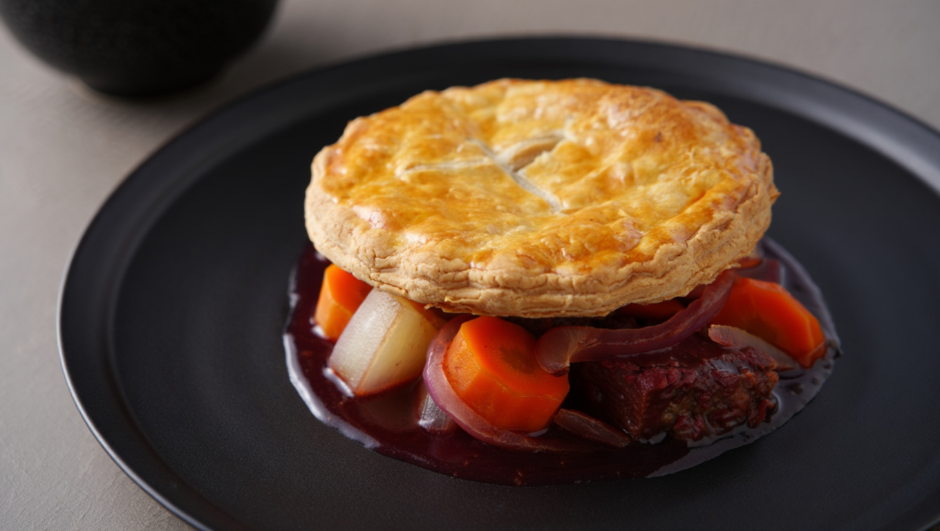 Steak and Carrot Pie