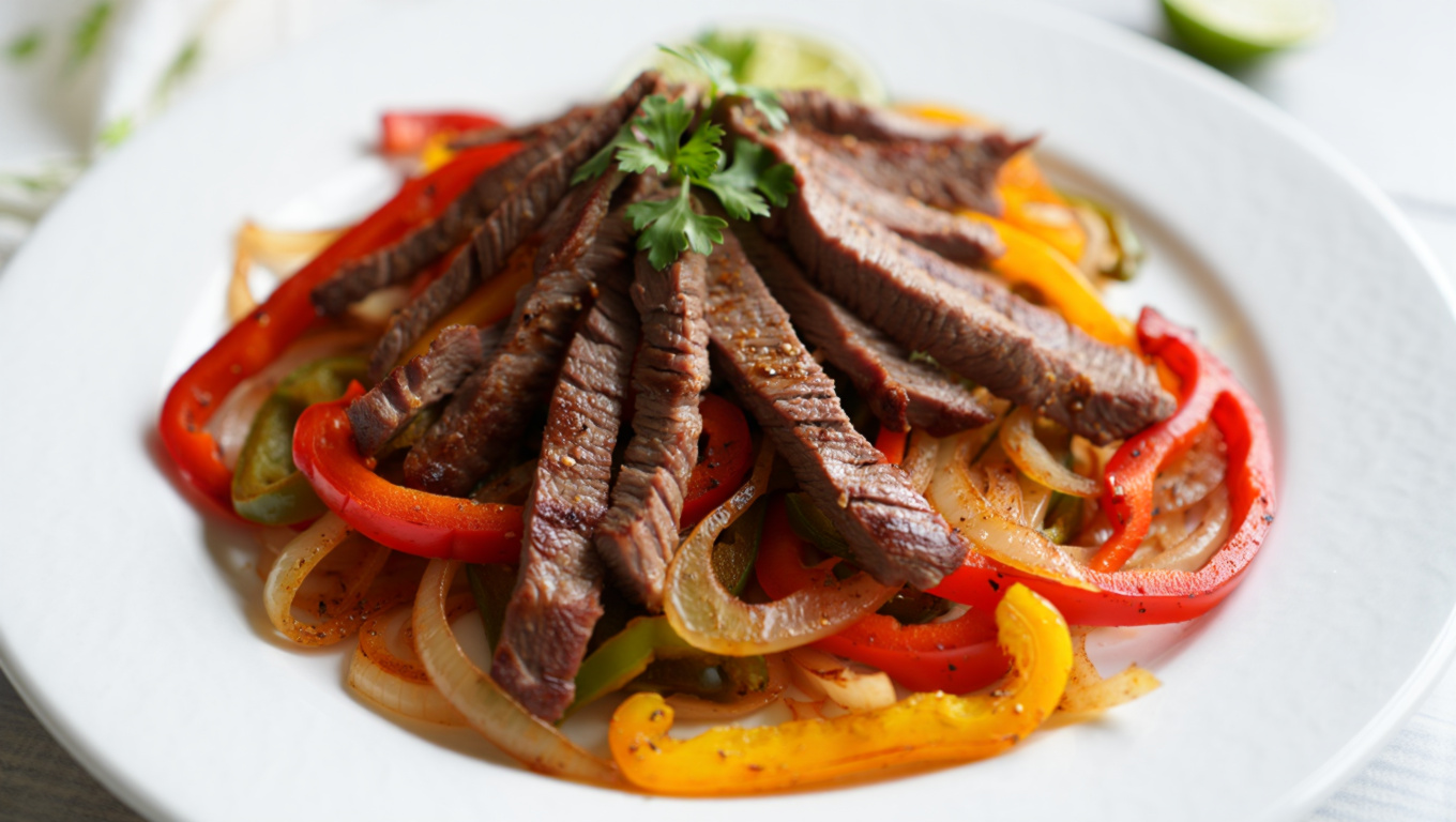 Steak and Pepper Fajitas