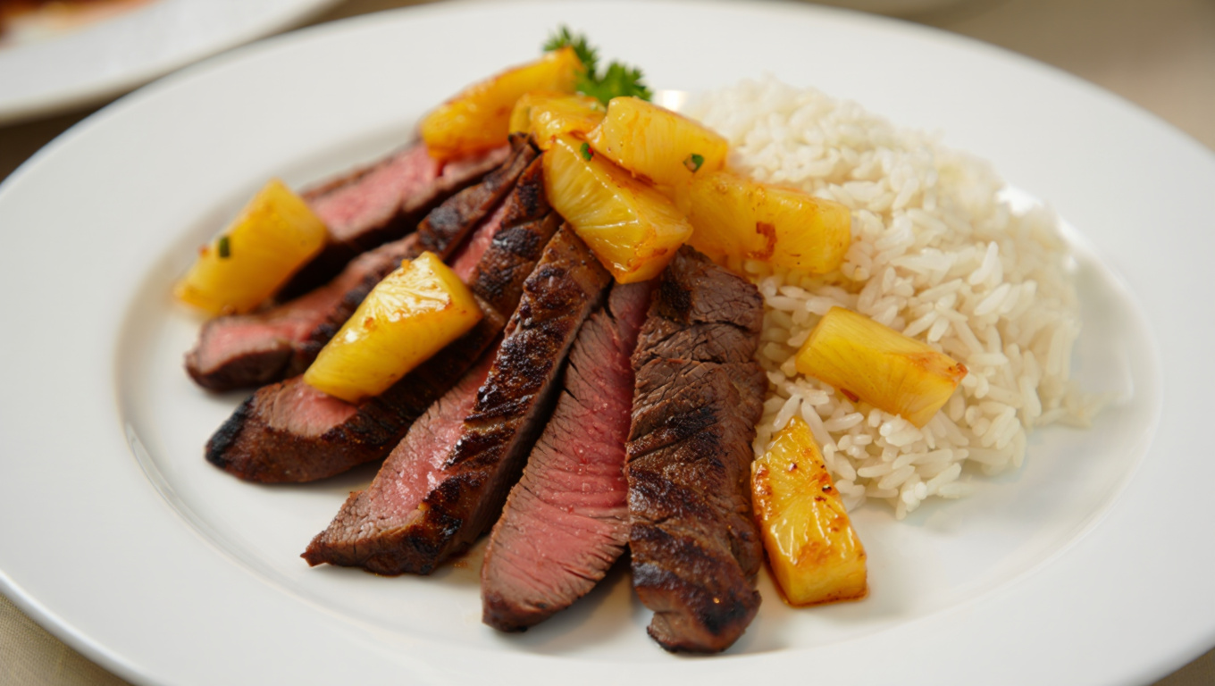 Steak and Pineapple Stir-Fry