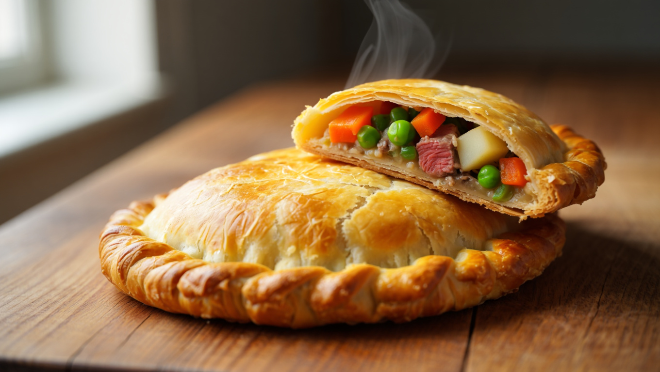 Steak and Veggie Pastie