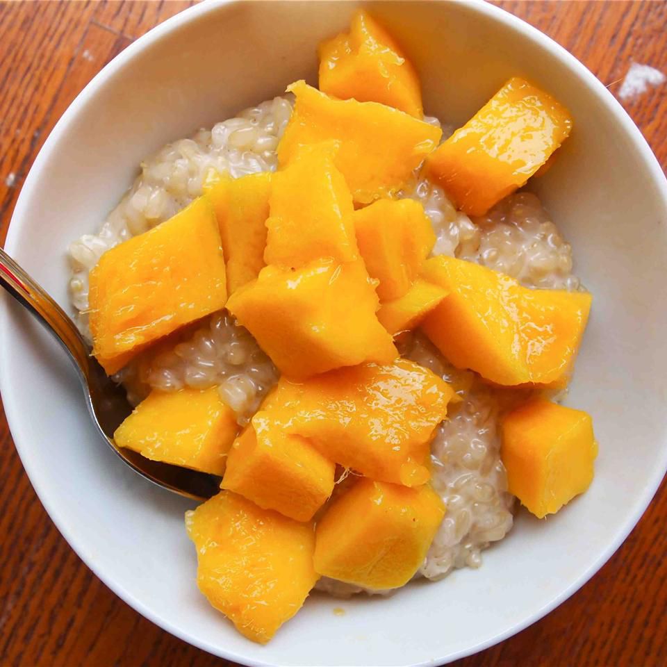 Sticky Mango Coconut Rice