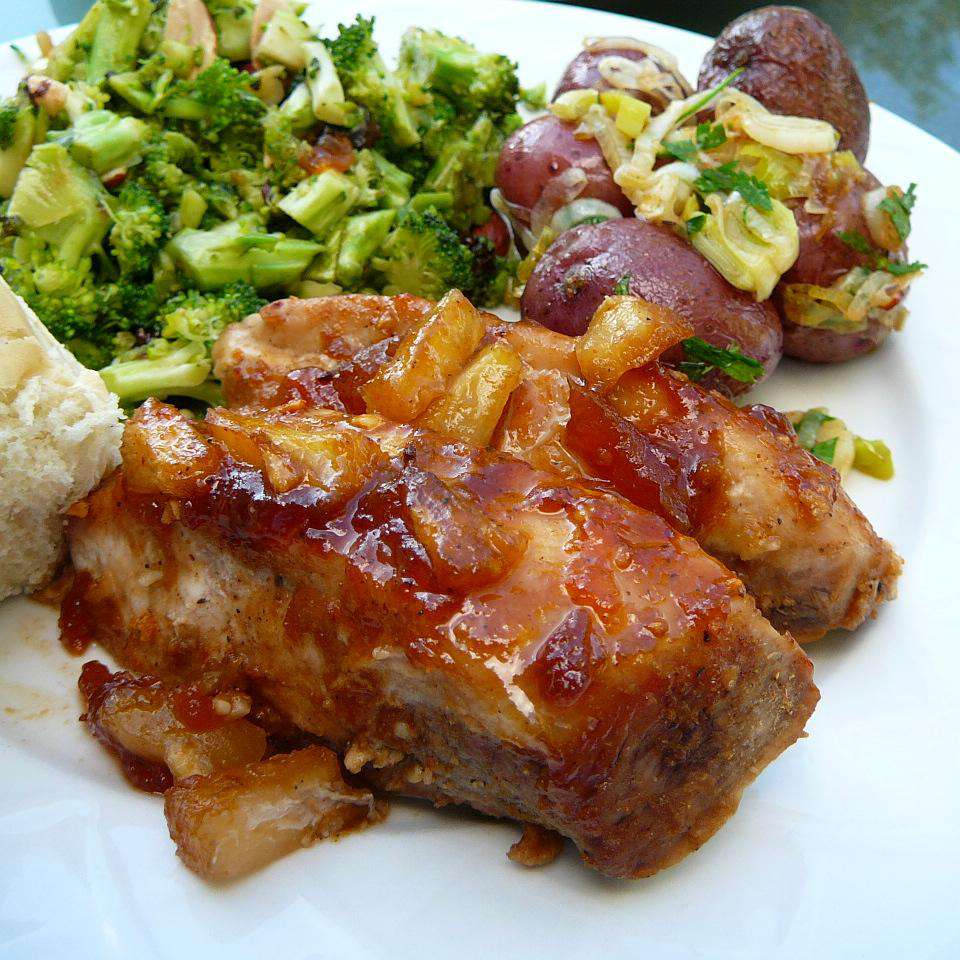 Sticky Pineapple Ribs