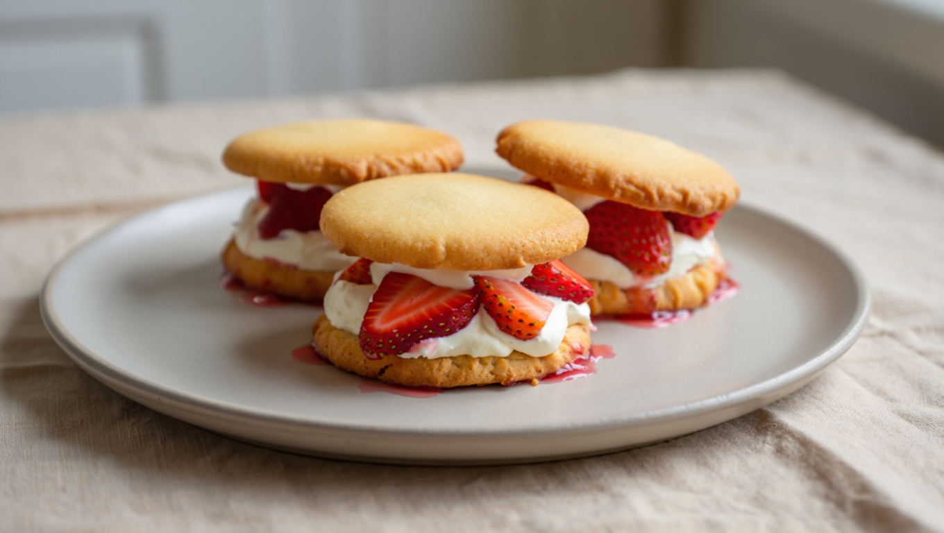 Strawberry Cake Cookies