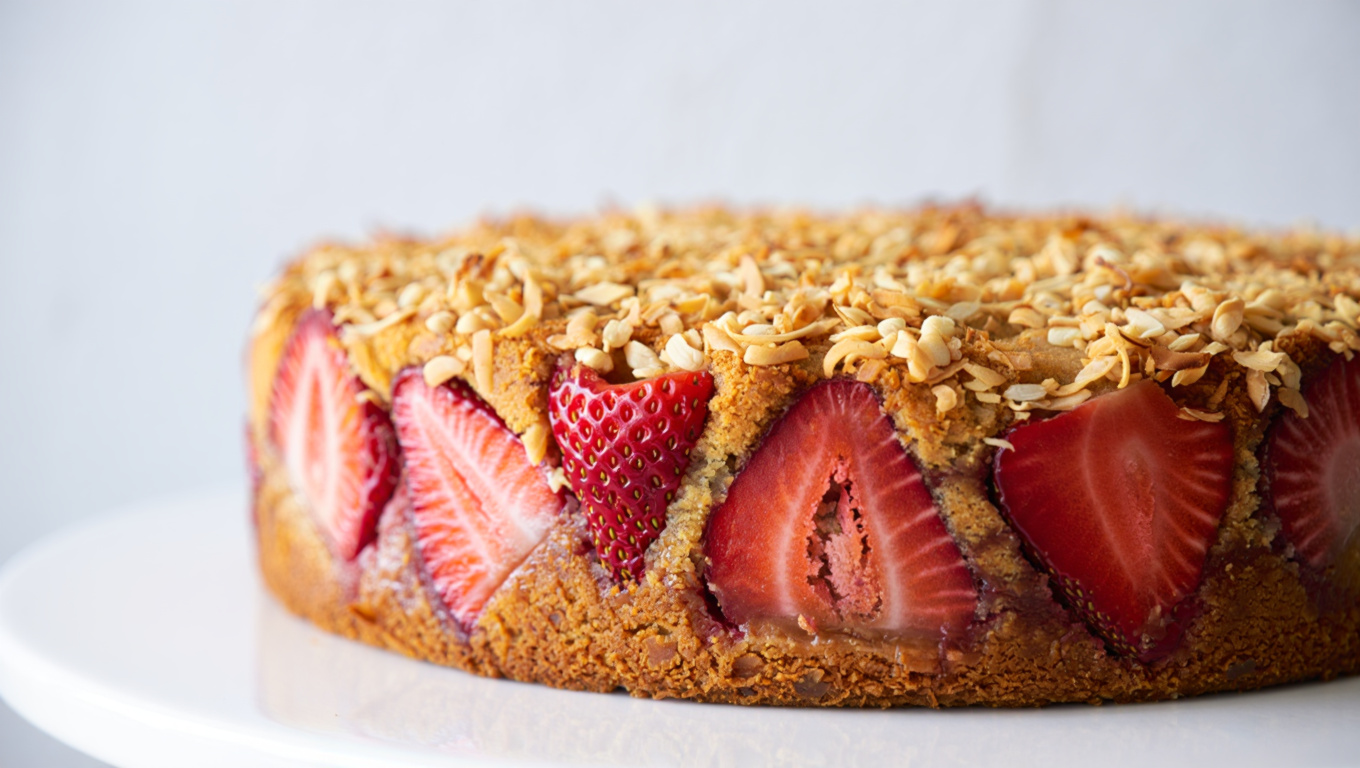 Strawberry Coconut Cake