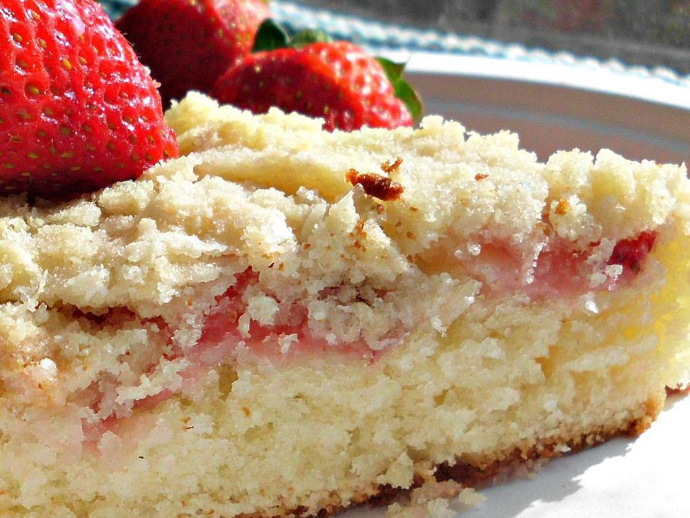 Strawberry Coconut Cake