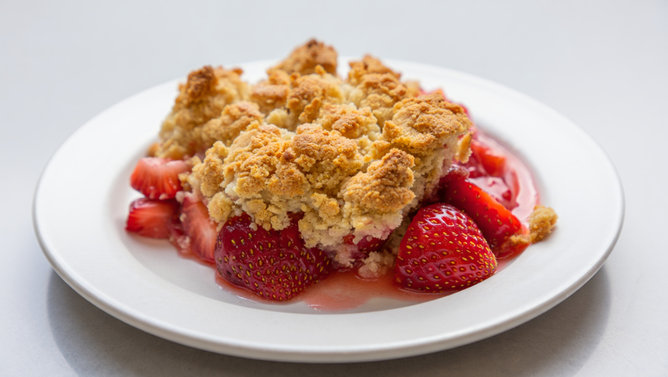 Strawberry Crumble