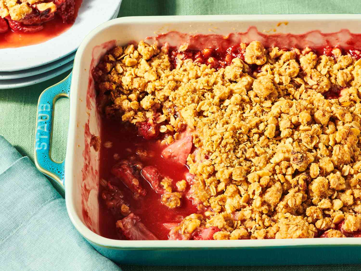 Strawberry Crumble Dessert