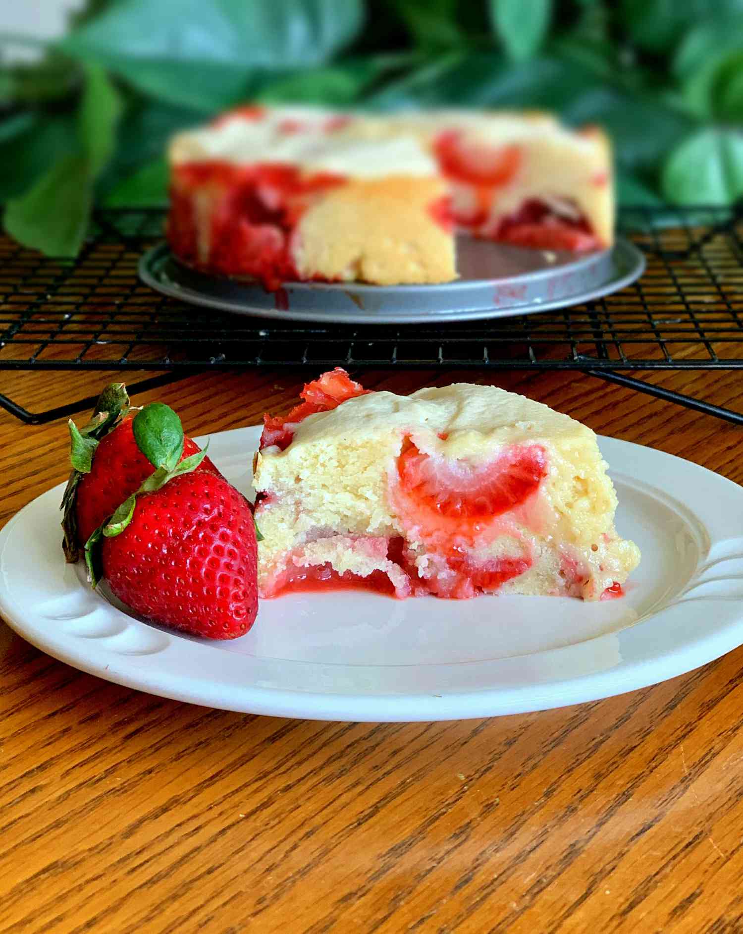 Strawberry French Cake