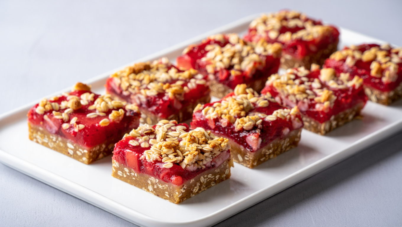 Strawberry Oat Bars