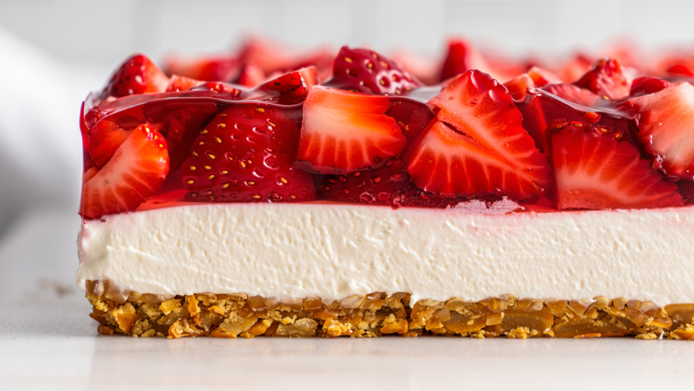 Strawberry Pretzel Salad