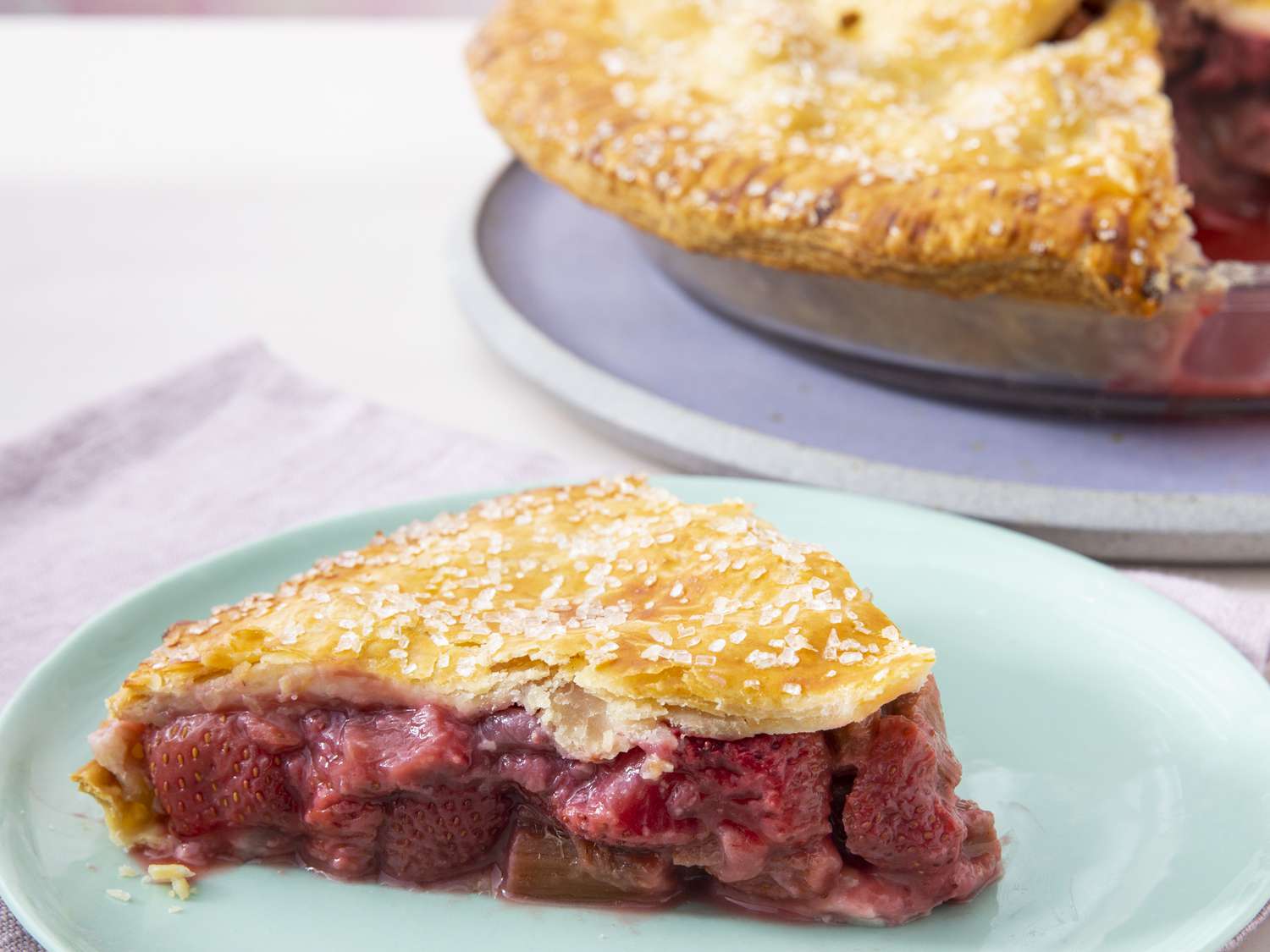 Strawberry Rhubarb Tart