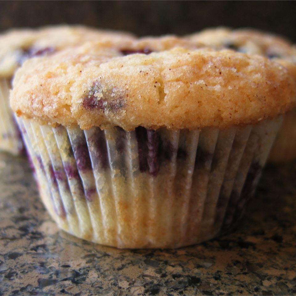 Streusel Topped Blueberry Muffins