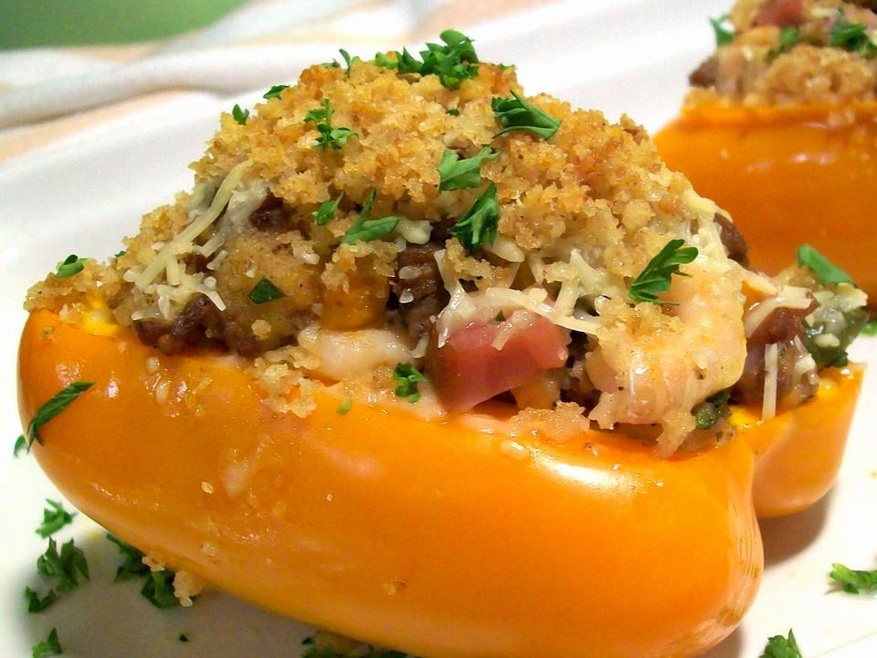 Stuffed Bell Peppers N'Awlins Style