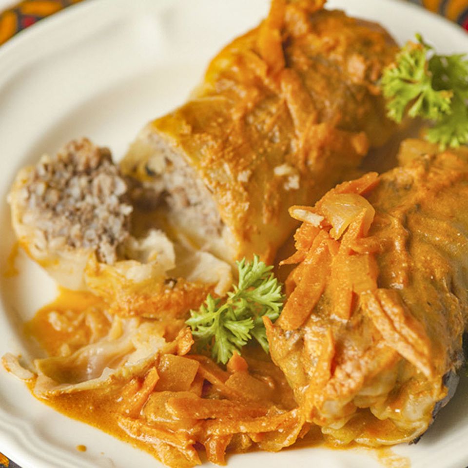 Stuffed Cabbage with Gravy