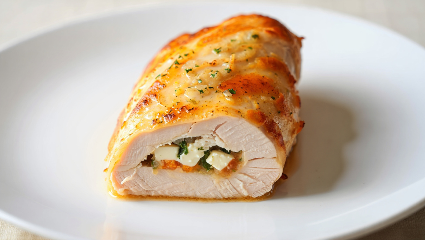 Stuffed Chicken with Feta and Artichokes