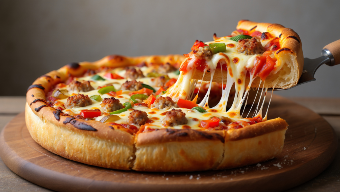 Stuffed Double-Crust Pizza