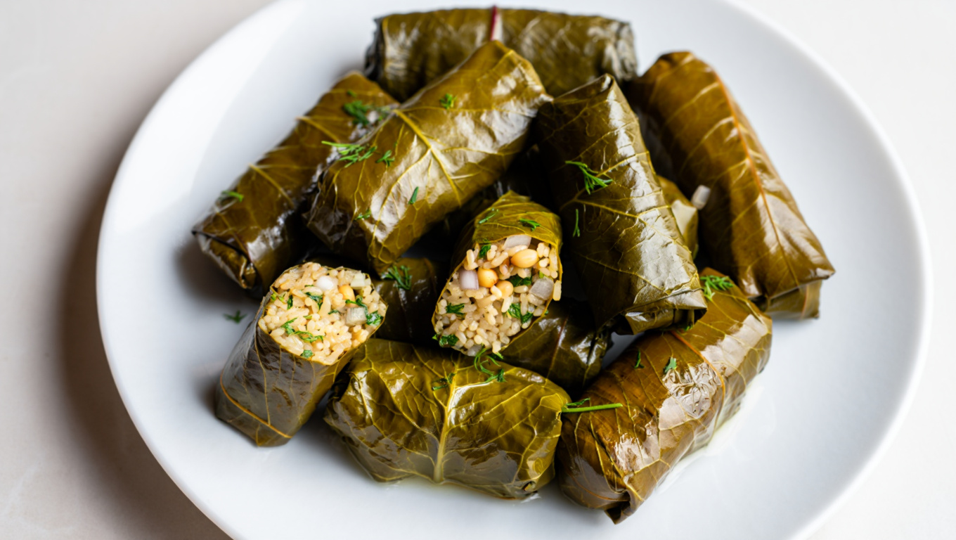 Stuffed Grape Leaves (Dolmathes)