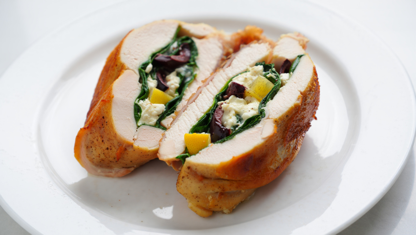 Stuffed Greek Chicken Breasts